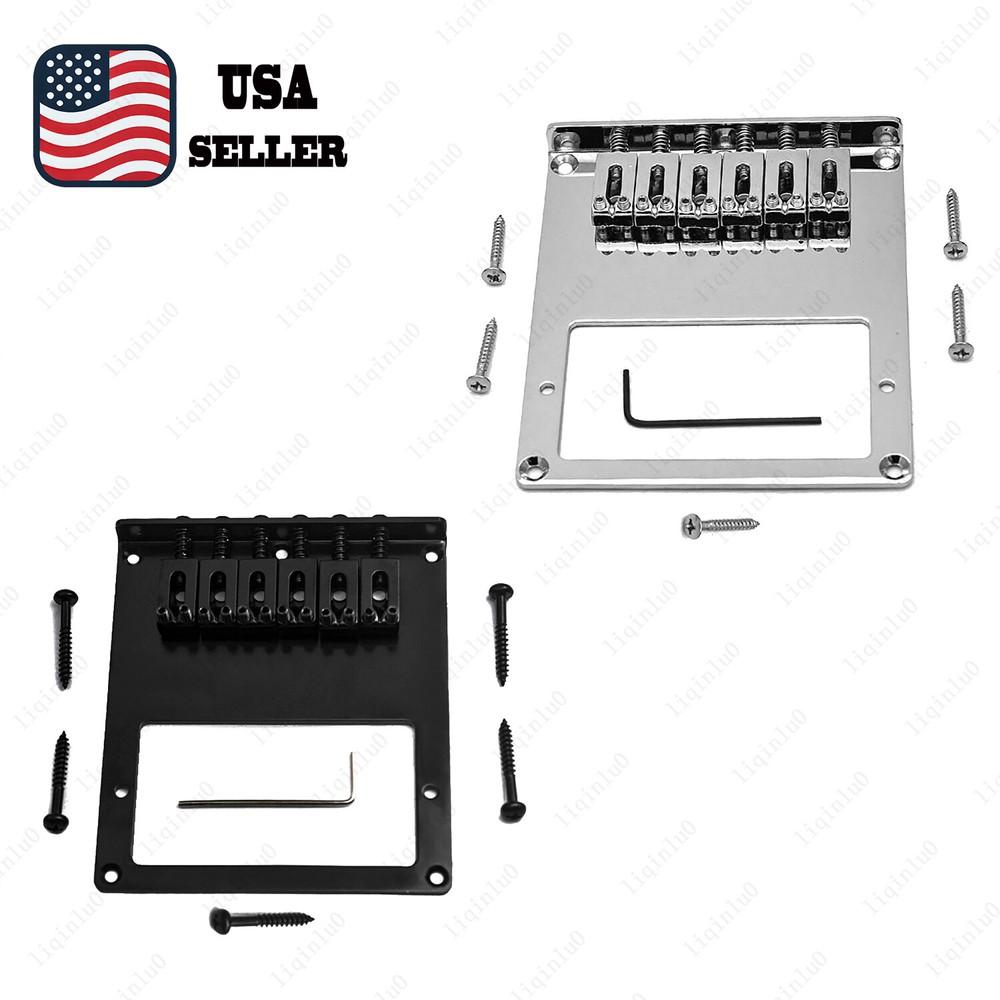Electric 6 String Guitar Black/Chrome Humbucker Bridge For Telecaster