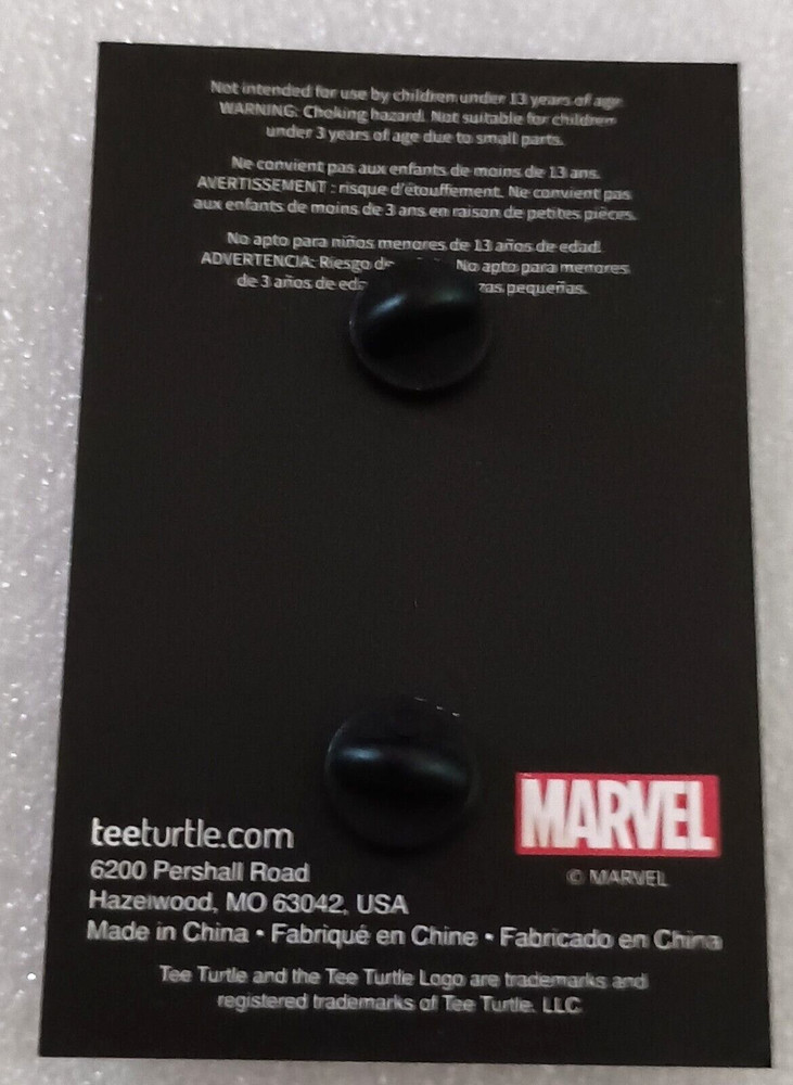 Marvel Deadpool Inside Thoughts TeeTurtle Pin New NOS 2022 MIP