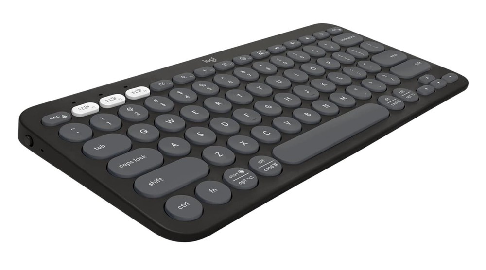 Logitech Pebble Keys 2 K380s TKL Wireless Bluetooth Keyboard PC Mac - Graphite