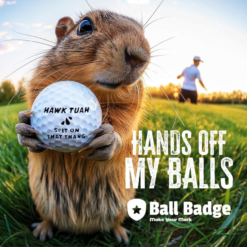 Ball Badge - Golf Stamp, Self-Inking Stamper, Ball...
