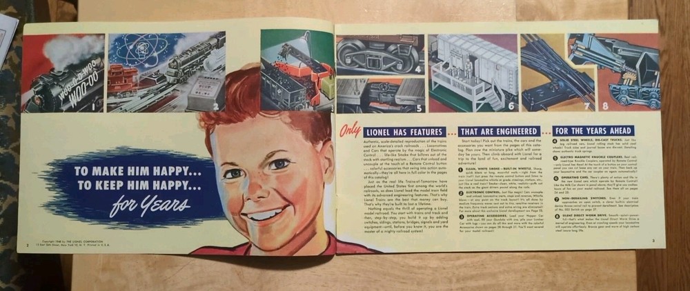 Vintage LIONEL Train Catalog 1948