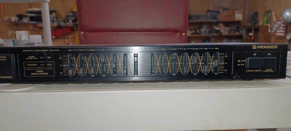 Pioneer Graphic Equalizer GR-470 Tested Working
