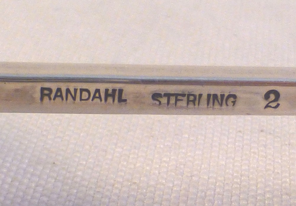 Twist Handle Sterling Candle Snuffer by Randahl