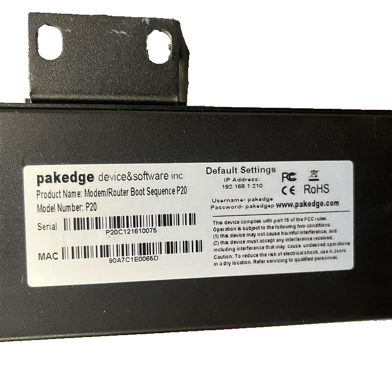Pakedge Device & Software Inc. P20 20 Boot Sequence Power Distribution Unit P20
