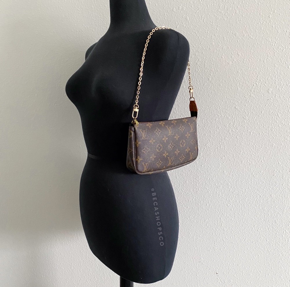 Shoulder Oval Chain Strap Replacement for Louis Vuitton Pochette