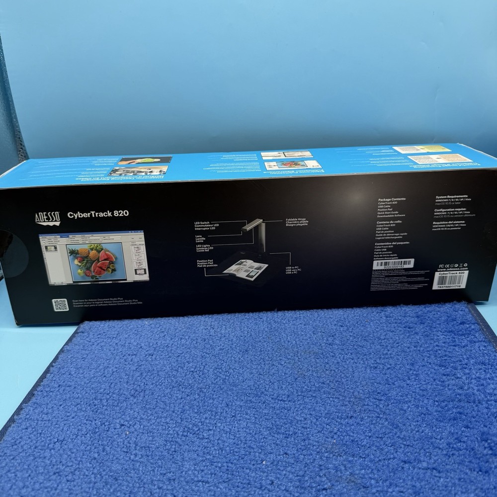 Adesso 8 Megapixel Fixed-Focus A3 Document Camera Scanner