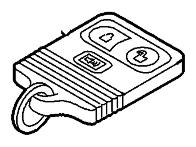 Genuine Ford Keyless Entry Transmitter 8L3Z15K601B