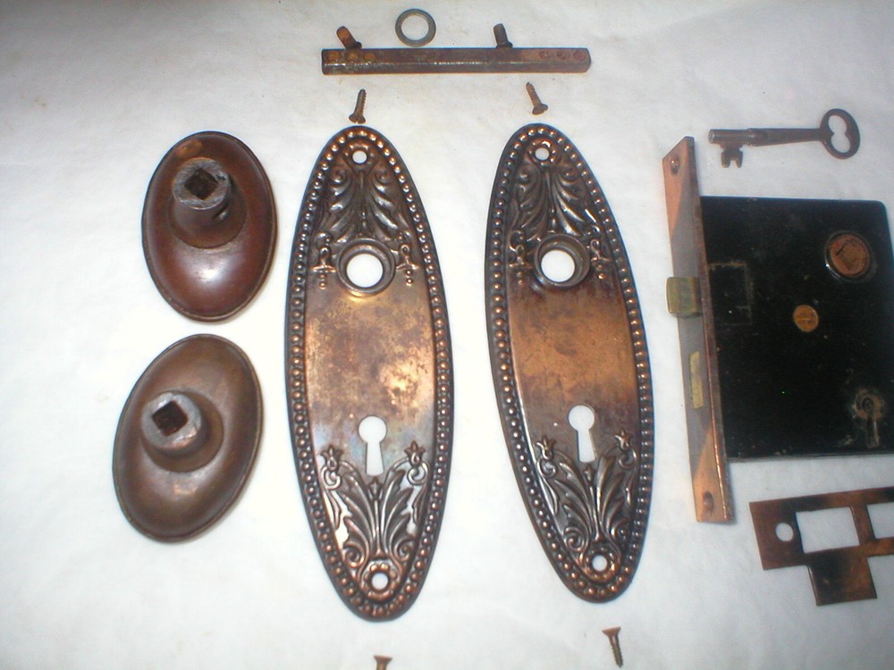 Antique Victorian Era Door Hardware