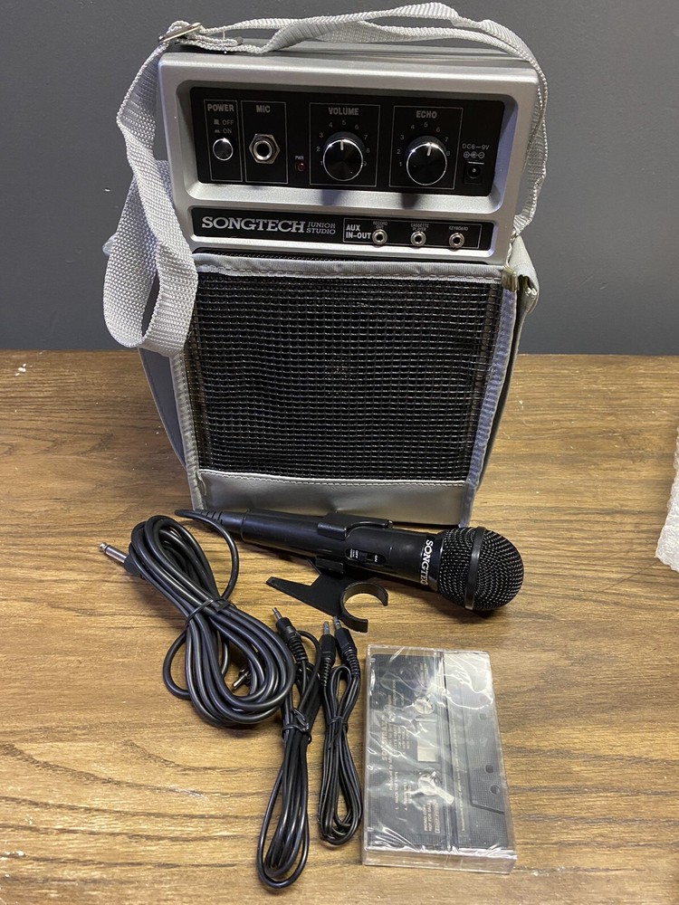 Sing Record Junior Studio Microphone Karaoke Carrying Case