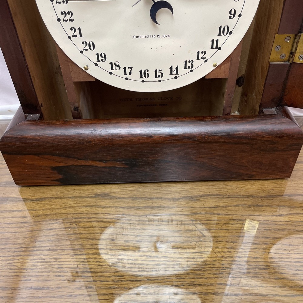 Seth Thomas 1875 parlor #3 Double Dial Calander Clock Very Nice Clean Clock ￼