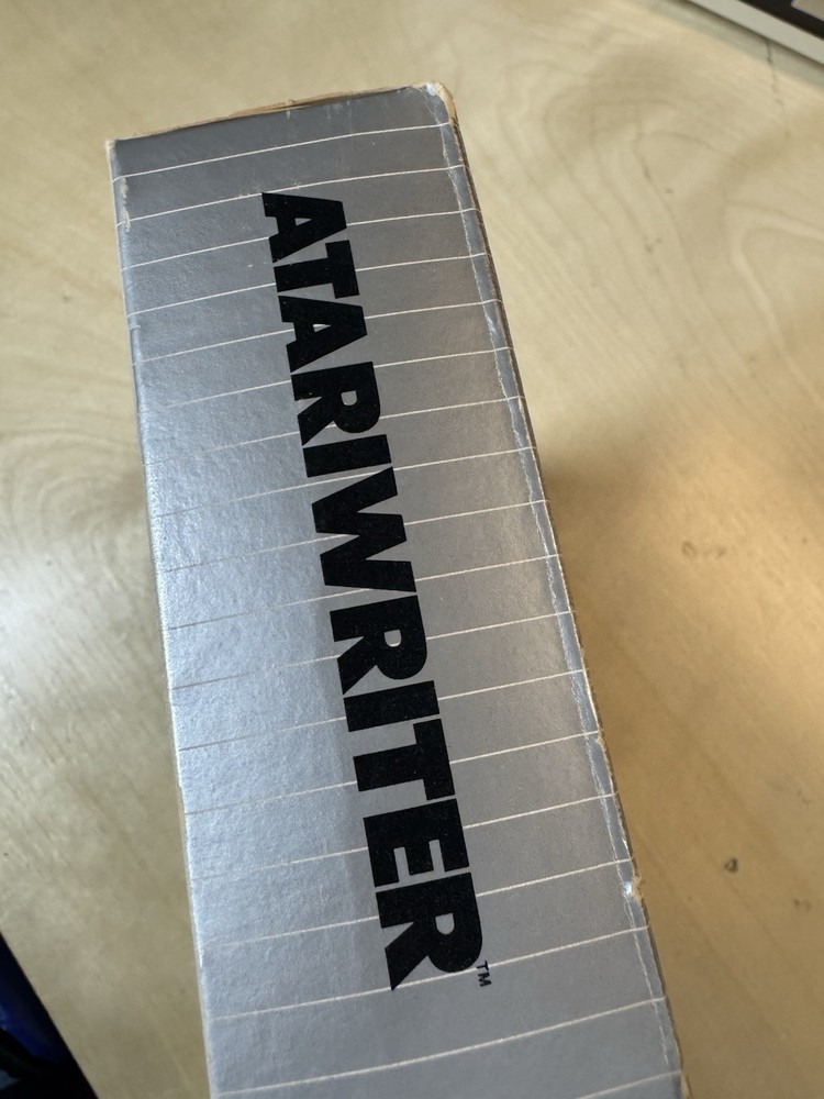 Atariwriter - A Word Processor for Atari 400/800, 1982 Complete In Box w/Manual