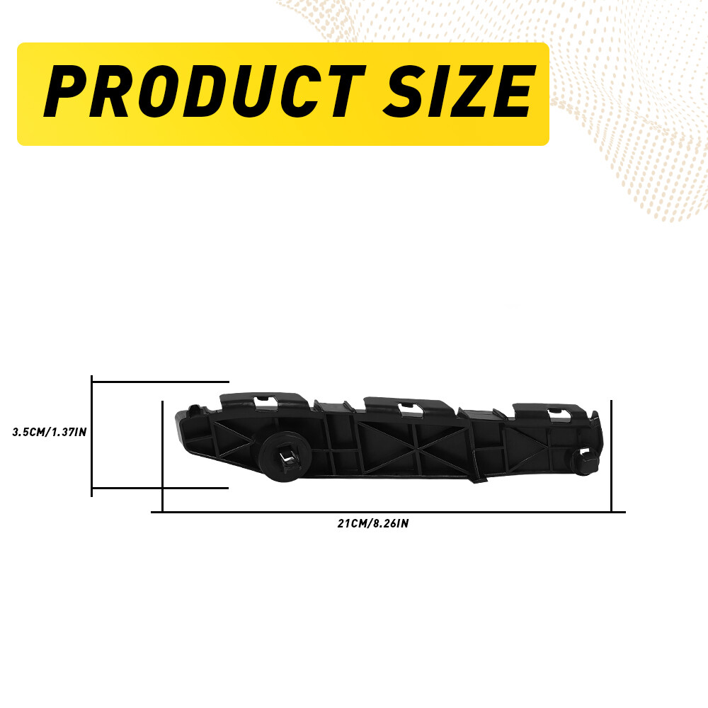 Left & Right Side Front Bumper Support Bracket For 2006-2015 Lexus IS250 / IS350
