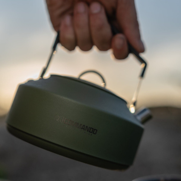 Commando Kettle – Carpy Green Fishing Kettle, Two Sizes Available