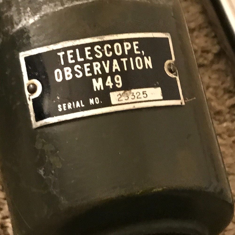 Vintage M49 Sniper Spotting Scope