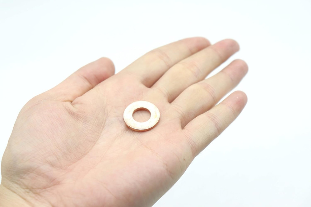 50-Pack M10 X 20 X 2Mm Metric Flat Copper Sealing Washers