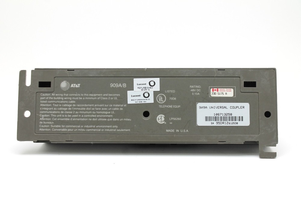 909 A/B AT&T Lucent Avaya Universal Coupler