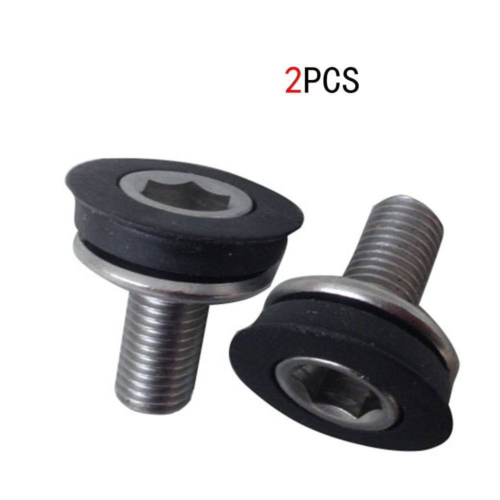2PCS Bottom Bracket Nuts Waterproof For Ordinary Square Hole Bottom Axle