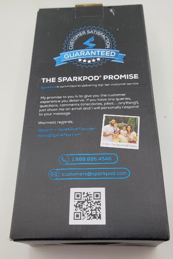 SparkPod High Pressure 3-Function Handheld Shower Head