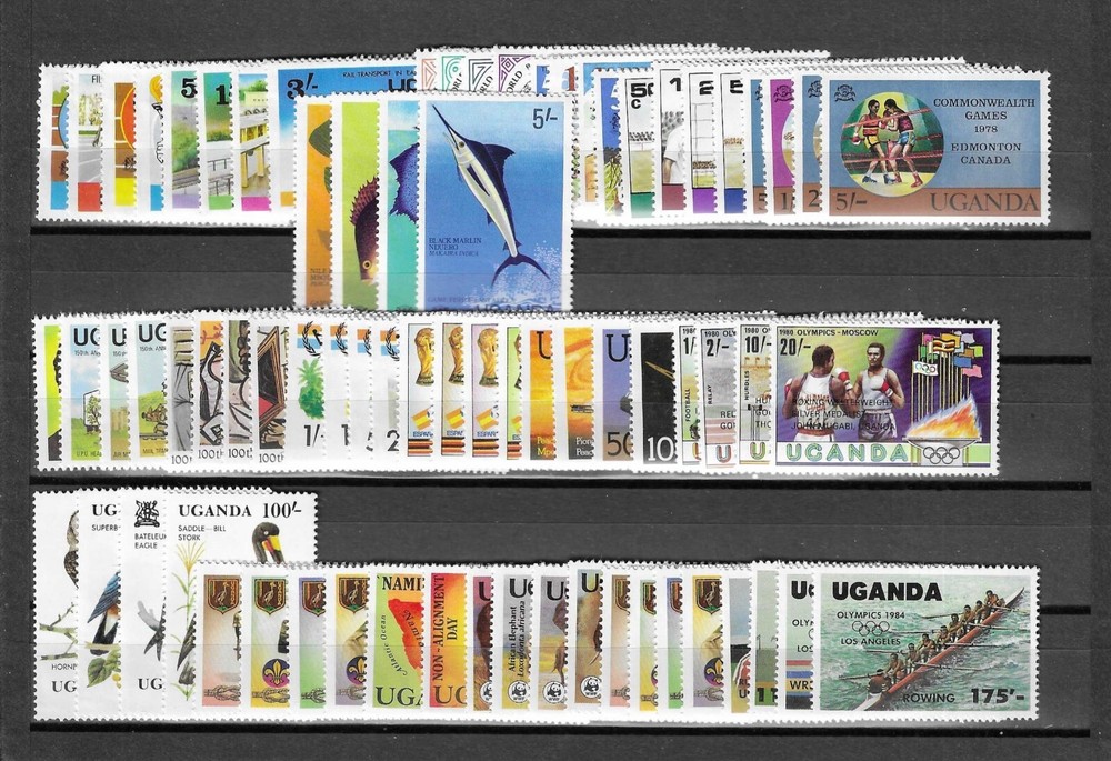 UGANDA 1976/84 "Commemorative Sets" MNH