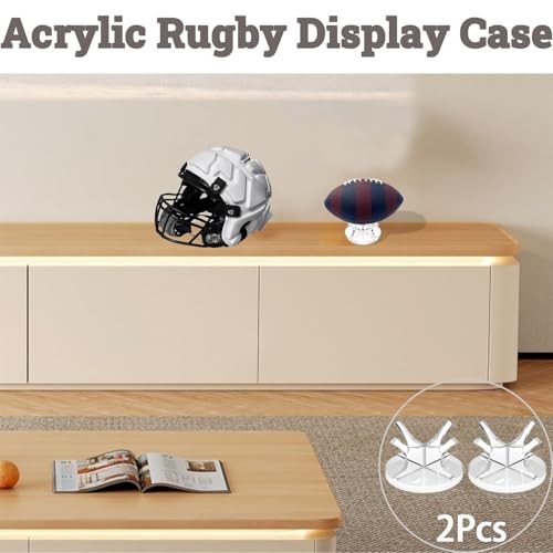 2Pcs Acrylic Baseball Holder Display Case Display for Balls Suitable for