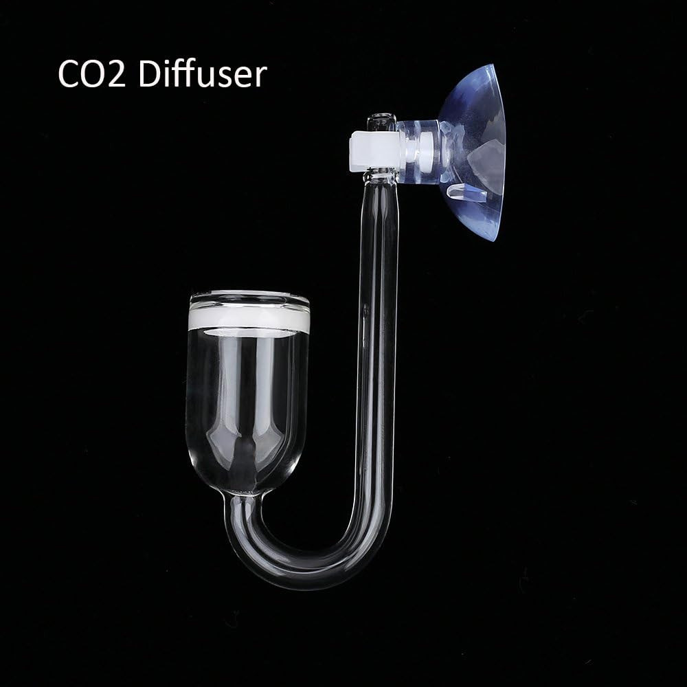 CO2 Diffuser Glass Reactor for Aquarium Planted Tank (CO2 Diffuser)