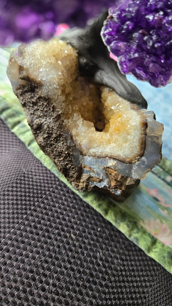 GEMSTONE TREE - AMETHYST AND CITRINE