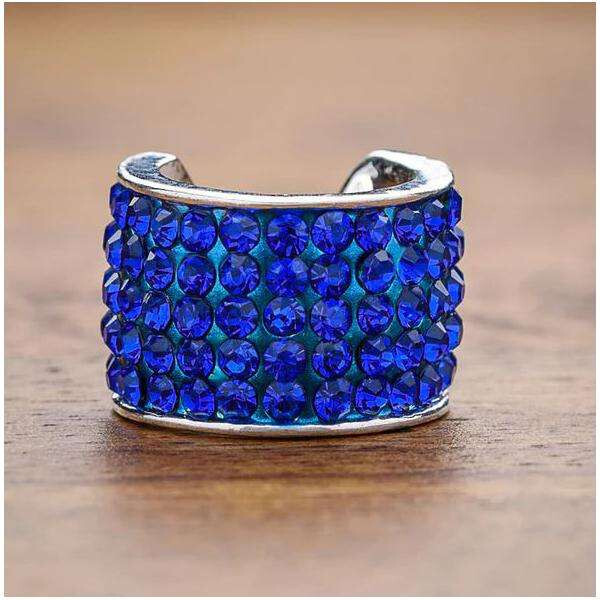 CharMED Stackable Personalize Stethoscope Bling Charm | Royal Blue