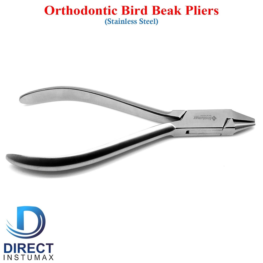 Orthodontic Bird Beak Plier Dental Wire Bending Loop Forming Spring Adjusting CE