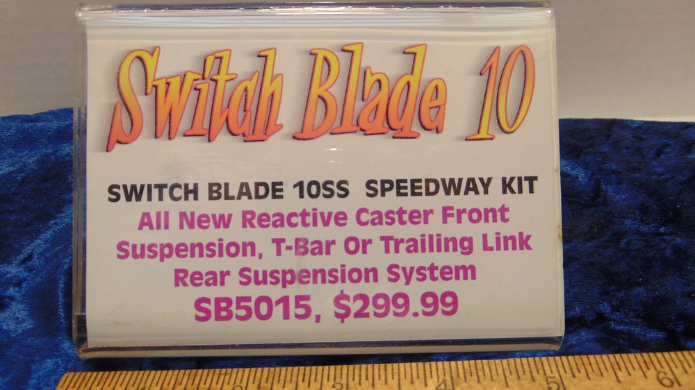 RARE Trinity Trade Show Display- Switch Blade 10ss Speedway Car Kit