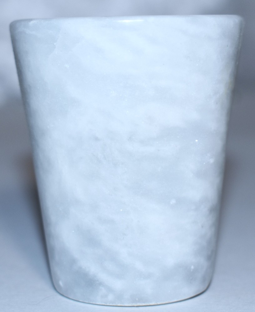 White Marble Shot Glass 2.28"/115 Grams