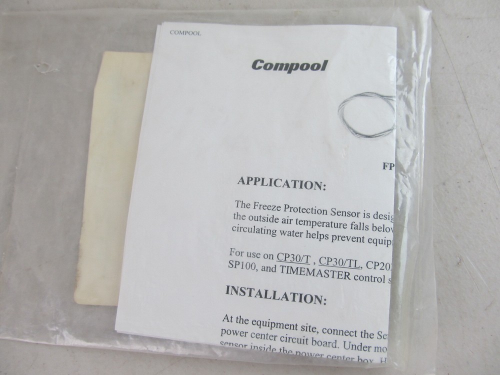New Compool FPS-C Recirculating Freeze Sensor