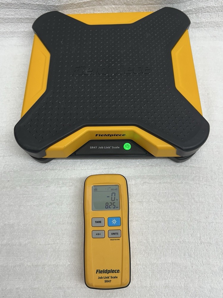 Fieldpiece SR47 Wireless Refrigerant Scale with Remote 252 LBS Capacity