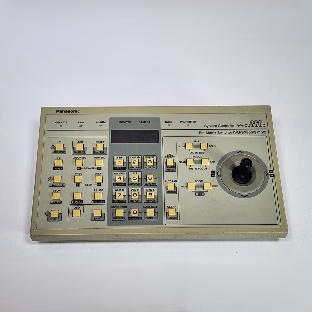 Panasonic WV-CU360C System Controller For Panasonic Dome Cameras - Used