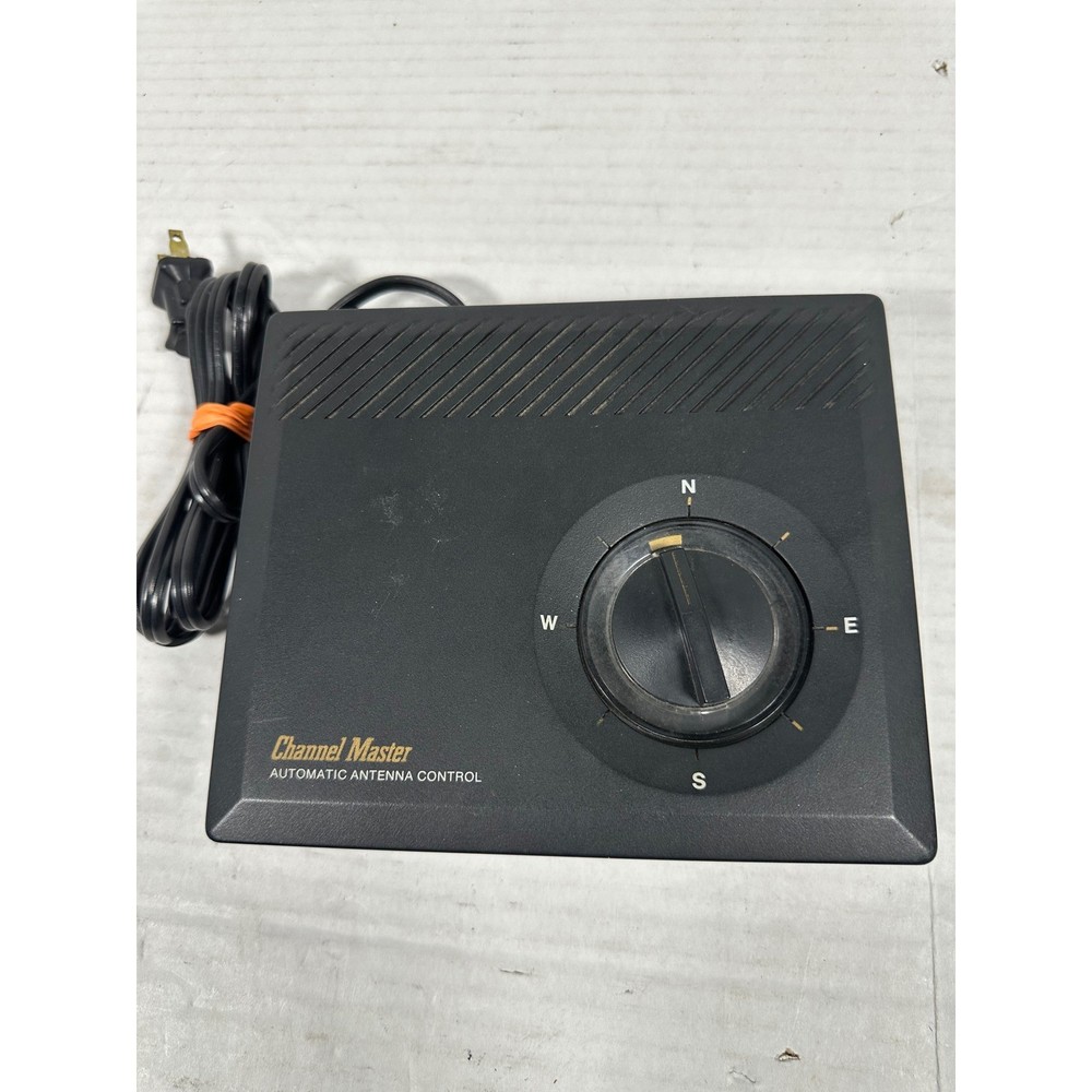 Channel Master 9510A Automatic Antenna Rotator ControlUnit Black TV Compass Dial