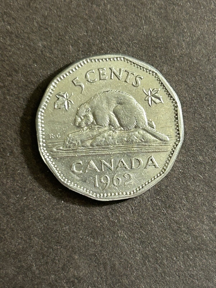 1962 Canada 5 Cents Great Condition