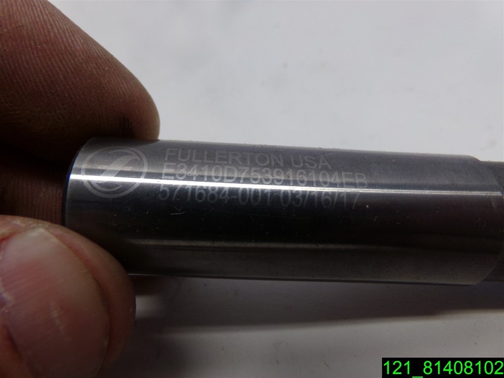 FULLERTON 3/4" 5 FLUTE SOLID CARBIDE CENTERCUTTING END MILL E3410D753916104EB