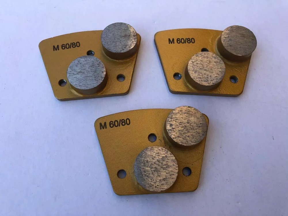 18-Pack! Diamond Grinding Discs For Bolt-on Grinder, Hard Surface, 60/80 Grit
