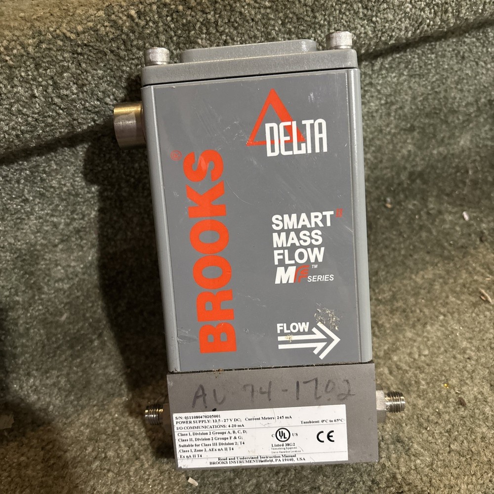 Brooks Delta II Smart Mass Flow Controller SLAMF60S1BCA0K2A3