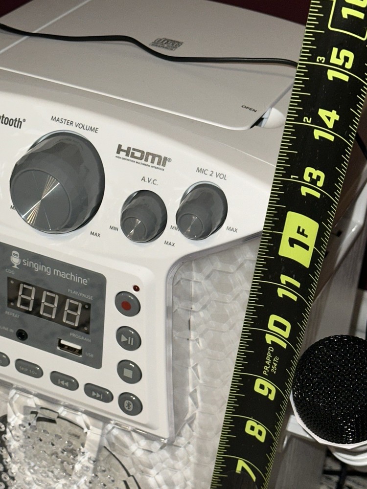 Singing Machine SML633 Bluetooth CD+G Karaoke System