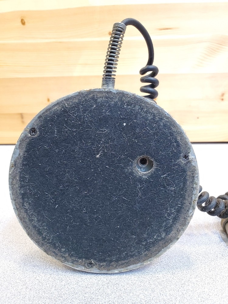 Vintage Astatic Silver Eagle Lollipop Microphone Mic, CB Ham Desktop, Untested
