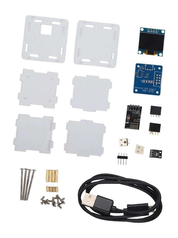 Innovative DIY Weather Clock Kit Featuring USB Power and Smart Functions