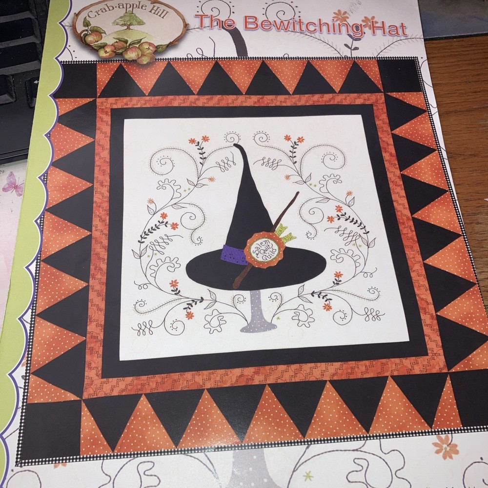 Crabapple Hill Designs - THE BEWITCHING HAT Halloween Fall Pre-owned