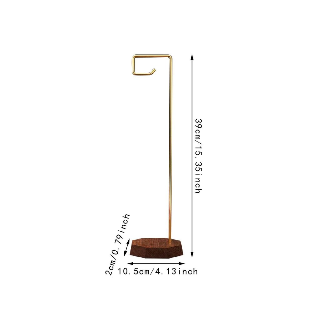 Wind Chime Stand Hanger with Flat Base Decor Support Windchime Holder for