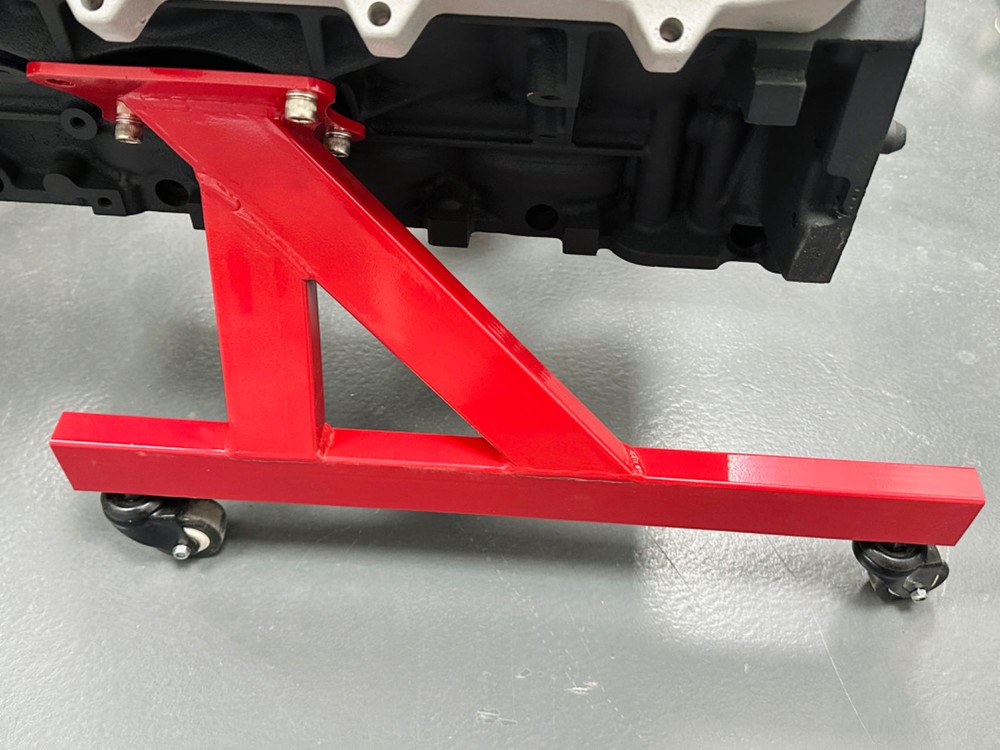 Deepmotor Engine Storage Stand w/ Casters for Chevy LS1 LS2 LS3 LS6 Red