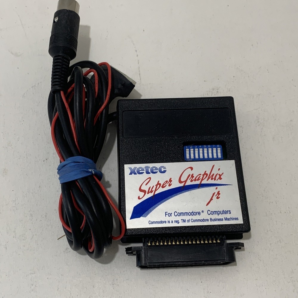 Xetec Super Graphix Jr Printer Interface For Commodore 64 Computers