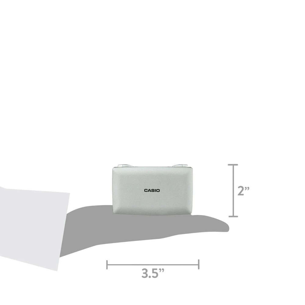 CASIO Standard Function SOLAR CALCULATOR 8-DIGITS Big Display Folding Hard Case