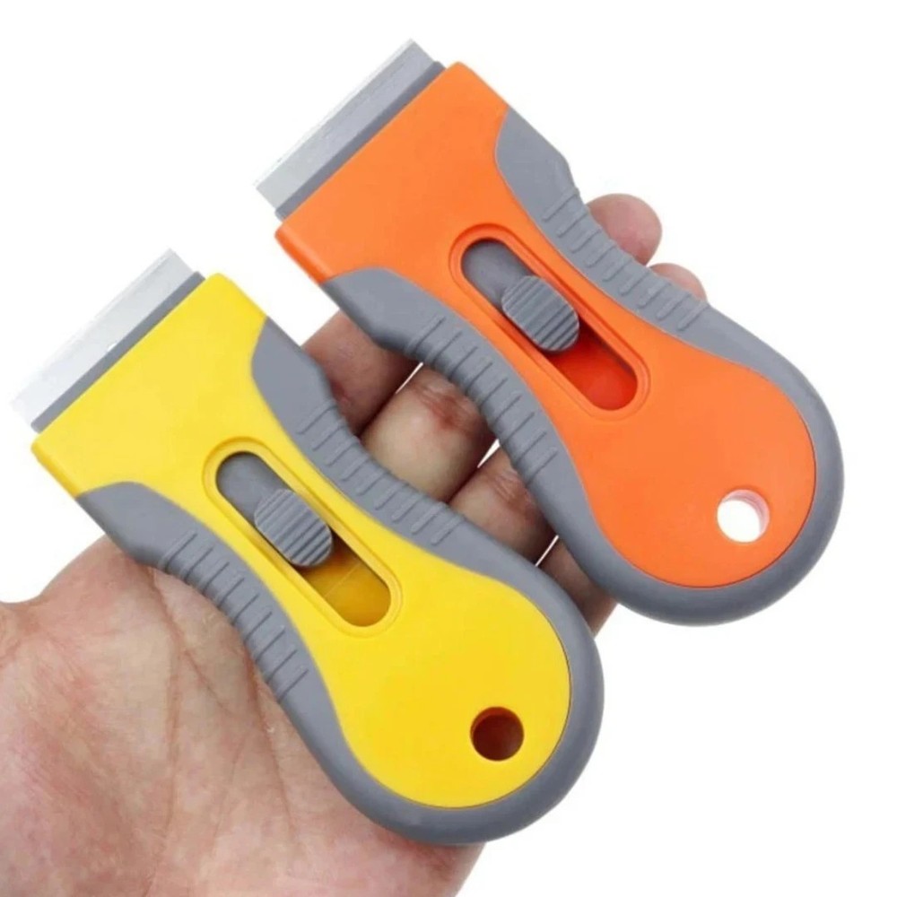 Razor Scraper Tools with 10 Blades Multipurpose Removal Two Tone Cleaning Tools