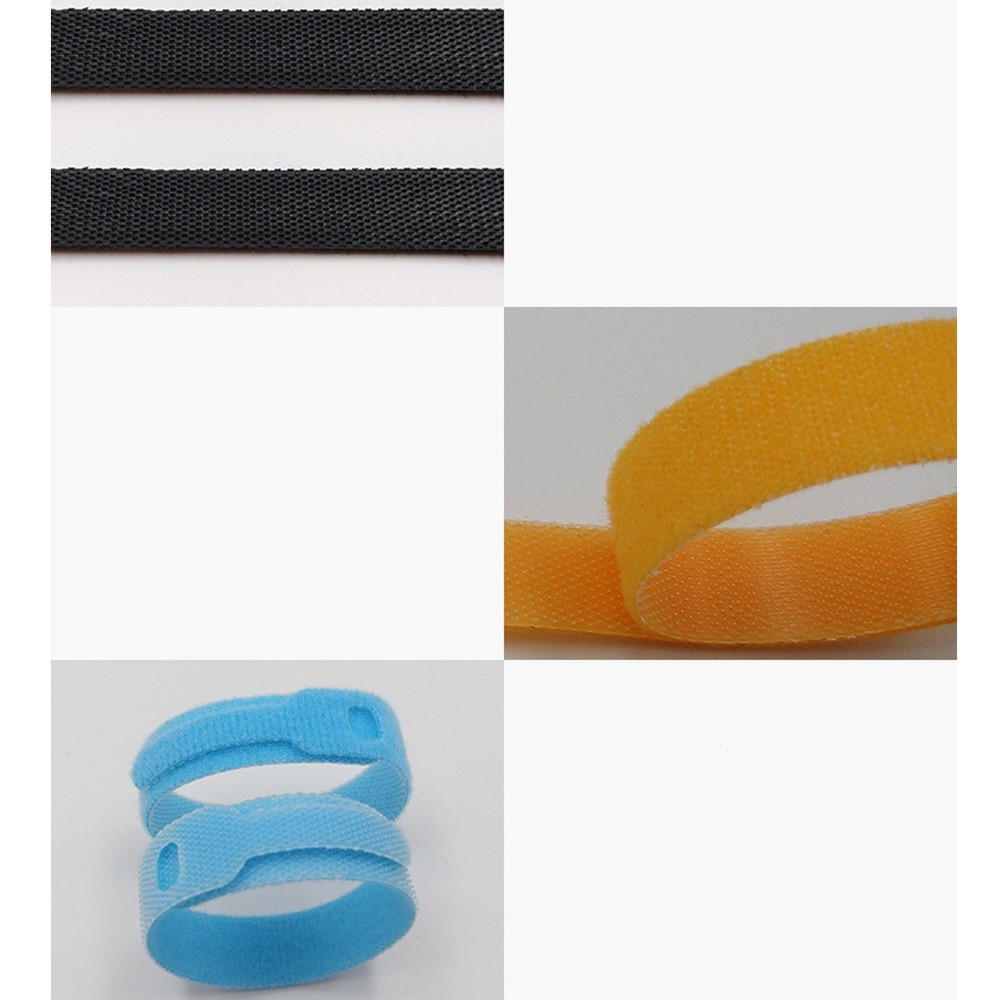 100 Pcs Nylon Cable Ties Sticker Type Power Cord Bundle Tool
