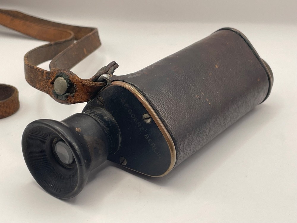Monocular Goetz Berlin Leather clad WW1 12X