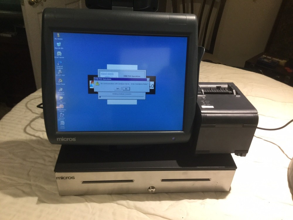 Micros Complete 3700 POS System W/ Printer And Scale           2 Sets Available